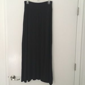Black maxi skirt